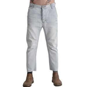 One Teaspoon Jeans Mens 36R Blue Brando Denim Relaxed Raw Distressed Streetwear